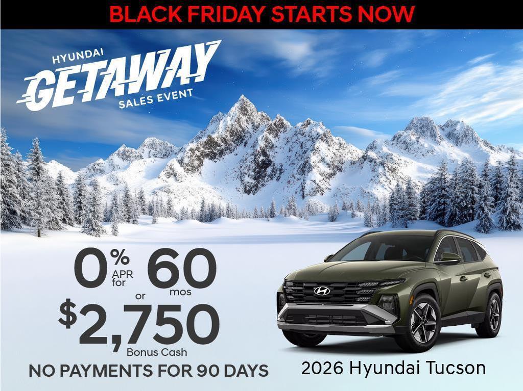 new 2026 Hyundai Tucson car, priced at $33,517