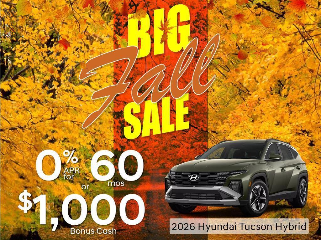 new 2026 Hyundai TUCSON Hybrid car, priced at $43,645