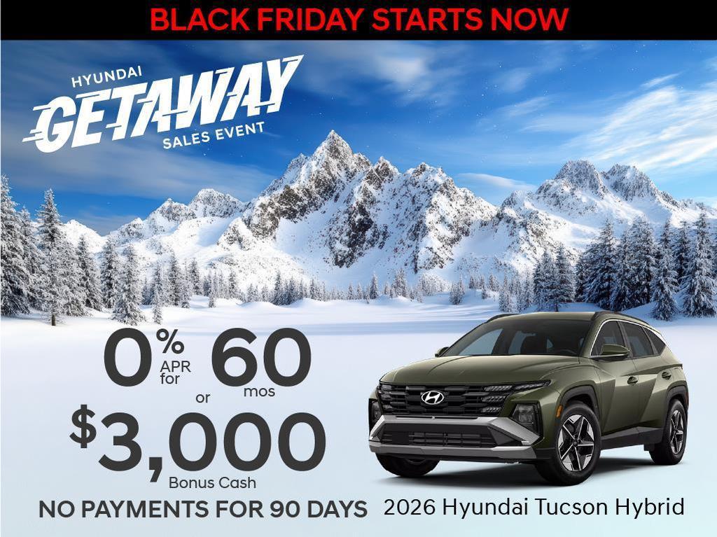 new 2026 Hyundai TUCSON Hybrid car, priced at $43,620