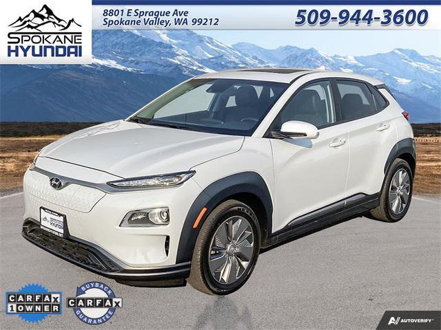 used 2021 Hyundai Kona EV car, priced at $19,850