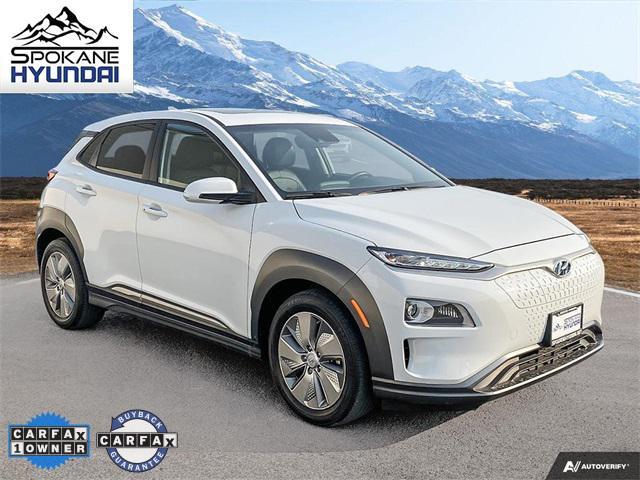 used 2021 Hyundai Kona EV car, priced at $19,850