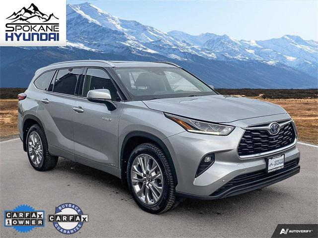 used 2020 Toyota Highlander Hybrid car, priced at $37,500