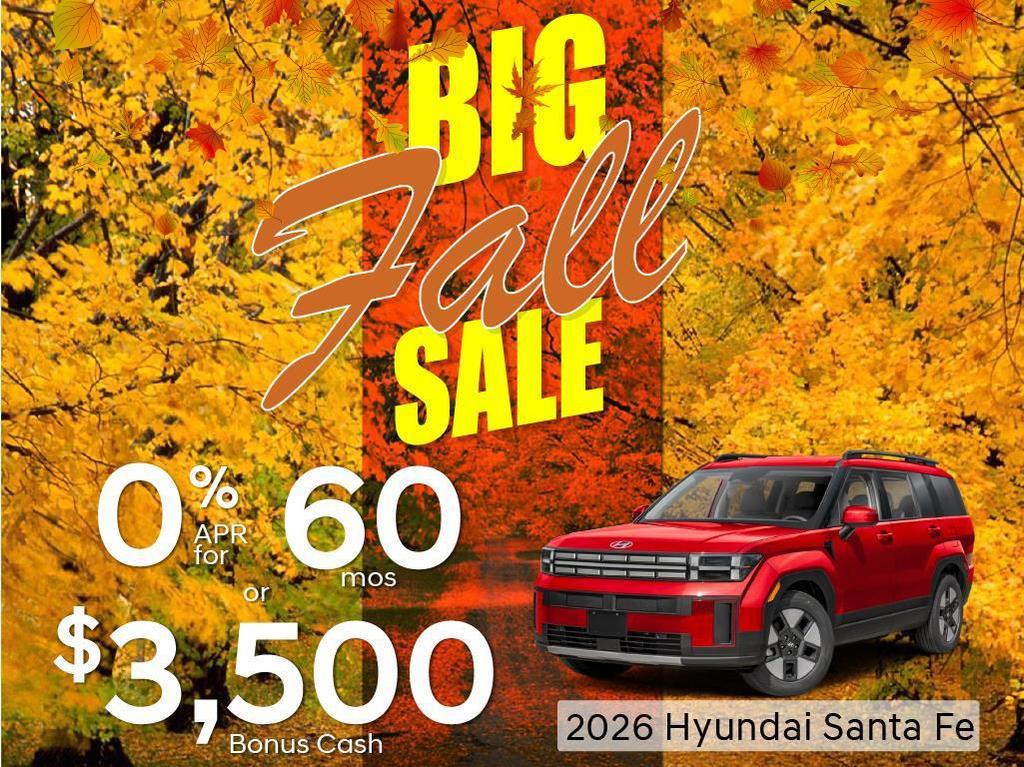 new 2026 Hyundai Santa Fe car, priced at $42,396