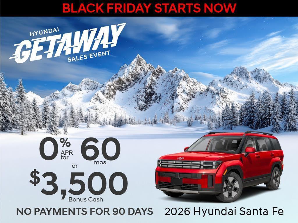 new 2026 Hyundai Santa Fe car, priced at $42,396