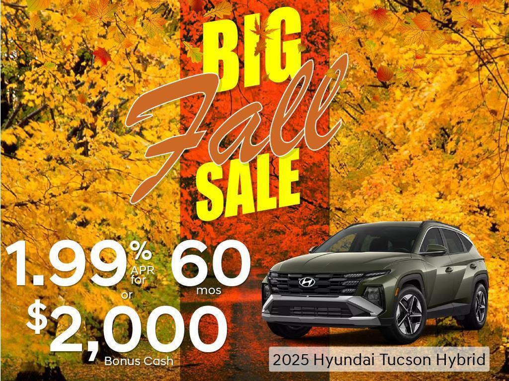 new 2025 Hyundai TUCSON Hybrid car, priced at $41,490