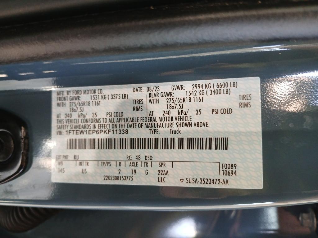 used 2023 Ford F-150 car, priced at $47,870