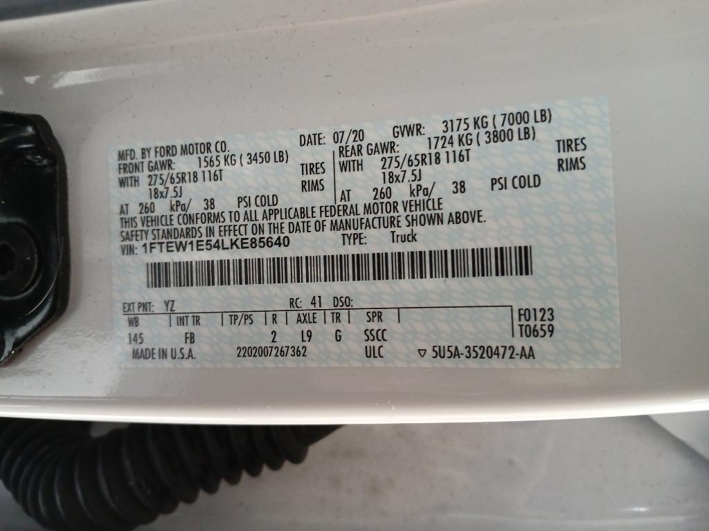 used 2020 Ford F-150 car, priced at $29,990