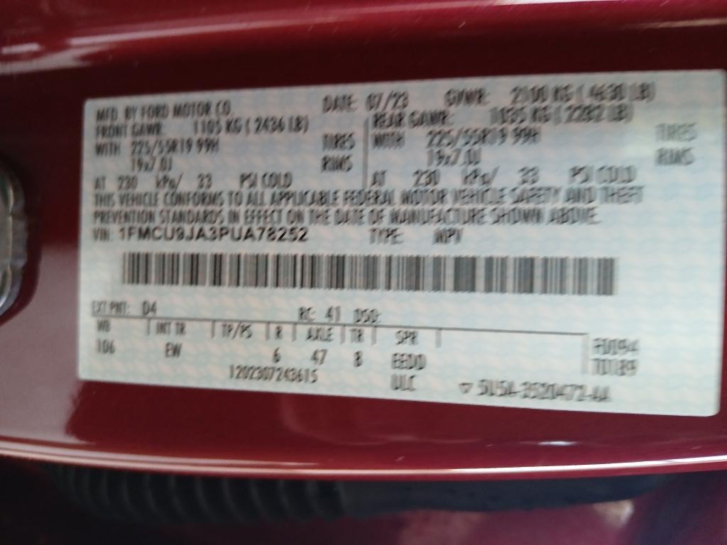 used 2023 Ford Escape car, priced at $30,795