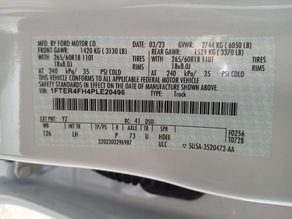 used 2023 Ford Ranger car, priced at $39,490
