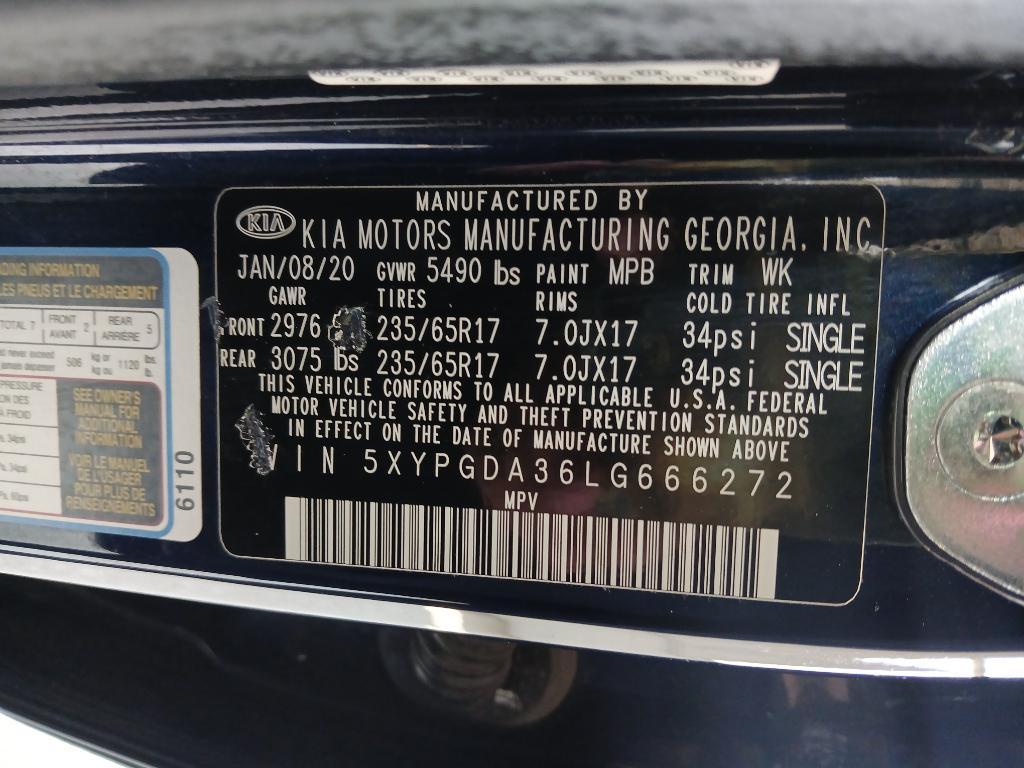 used 2020 Kia Sorento car, priced at $14,832