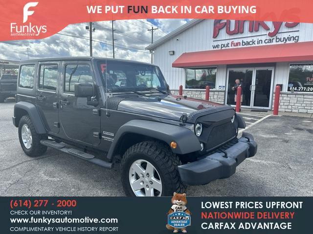 used 2017 Jeep Wrangler Unlimited car, priced at $21,879