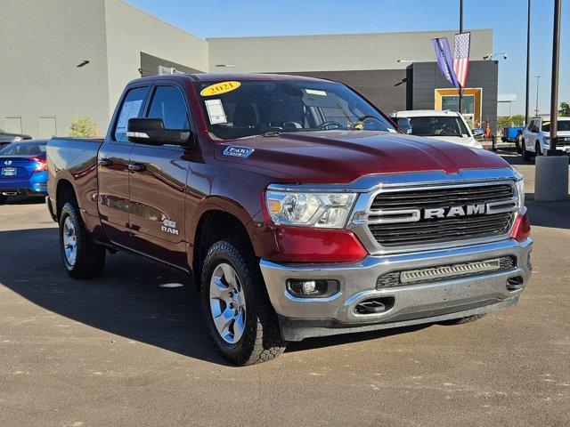 used 2021 Ram 1500 car, priced at $25,500