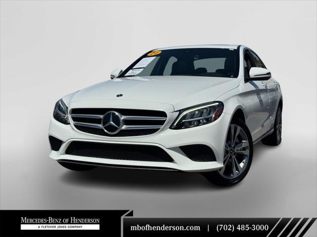 used 2021 Mercedes-Benz C-Class car, priced at $35,994