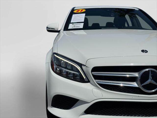 used 2021 Mercedes-Benz C-Class car, priced at $35,994