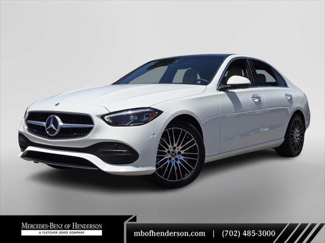 new 2025 Mercedes-Benz C-Class car, priced at $51,555