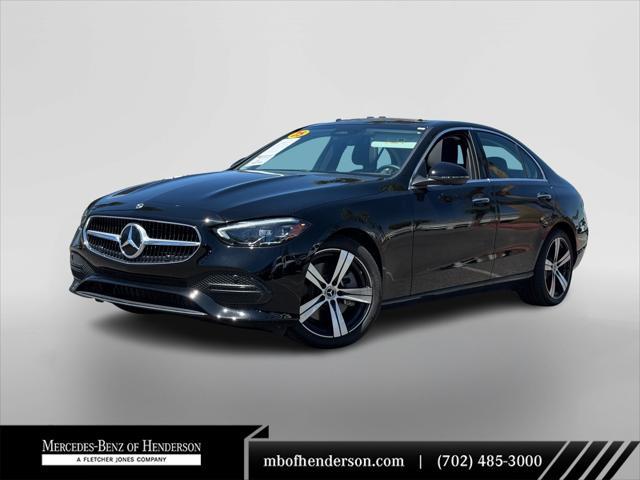 used 2025 Mercedes-Benz C-Class car, priced at $40,990