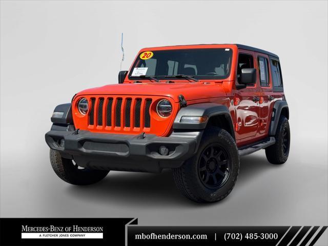 used 2020 Jeep Wrangler Unlimited car, priced at $29,994