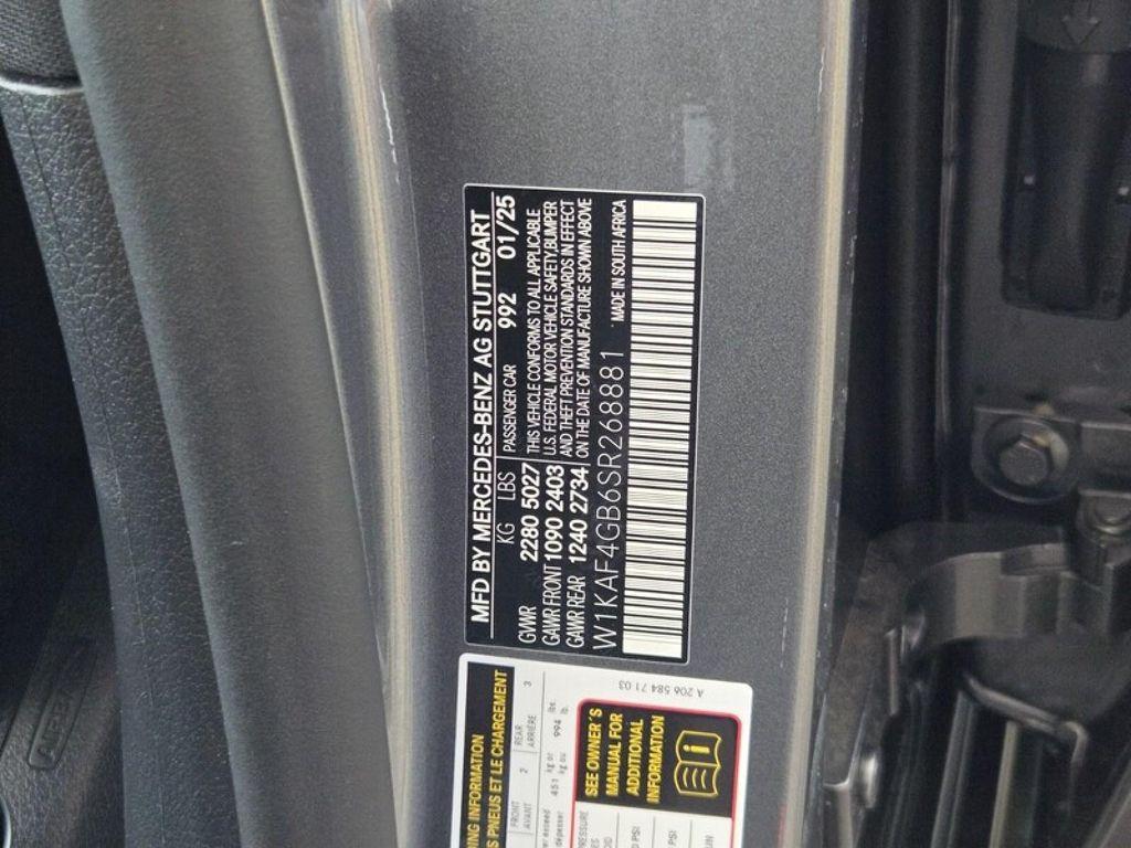 new 2025 Mercedes-Benz C-Class car, priced at $51,305