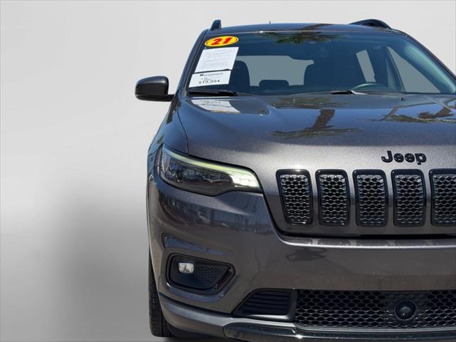 used 2021 Jeep Cherokee car, priced at $19,493