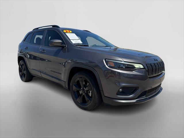 used 2021 Jeep Cherokee car, priced at $19,493