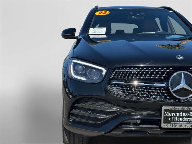 used 2022 Mercedes-Benz GLC 300 car, priced at $39,994