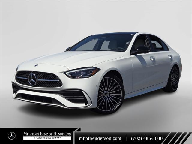 new 2025 Mercedes-Benz C-Class car, priced at $57,455
