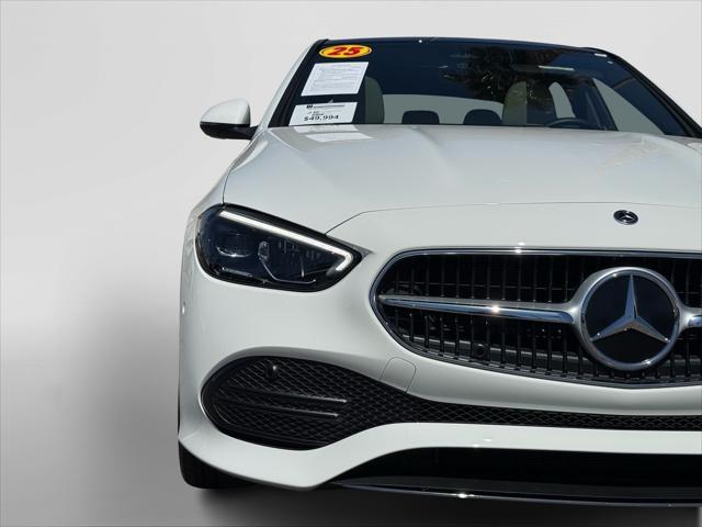 used 2025 Mercedes-Benz C-Class car, priced at $48,994