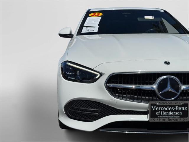 used 2023 Mercedes-Benz C-Class car, priced at $35,994