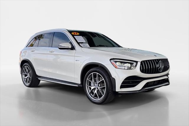 used 2021 Mercedes-Benz AMG GLC 43 car, priced at $35,993