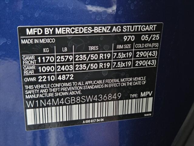 new 2025 Mercedes-Benz GLB 250 car, priced at $48,695