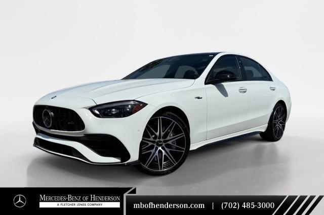 new 2024 Mercedes-Benz AMG C 43 car, priced at $76,290