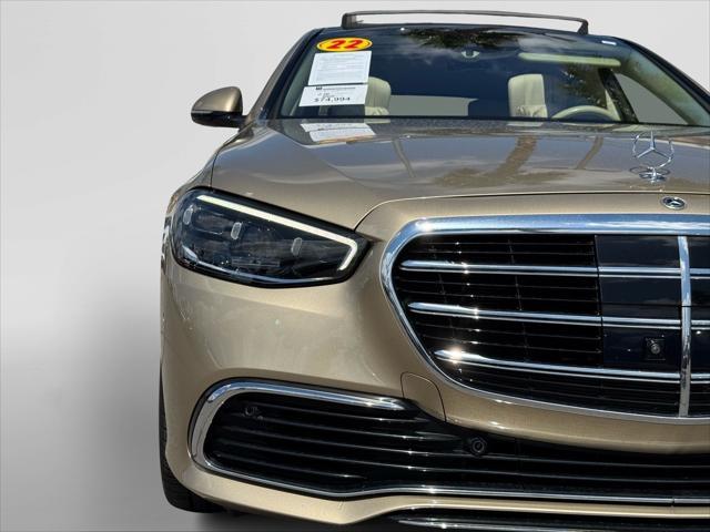 used 2022 Mercedes-Benz S-Class car, priced at $74,994