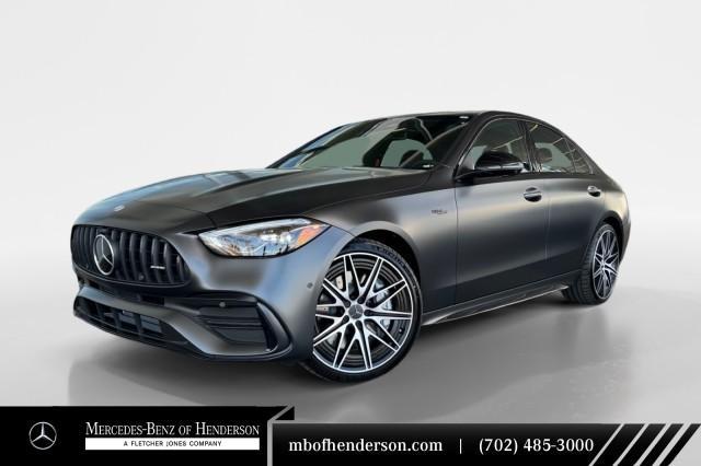 new 2024 Mercedes-Benz AMG C 43 car, priced at $71,505