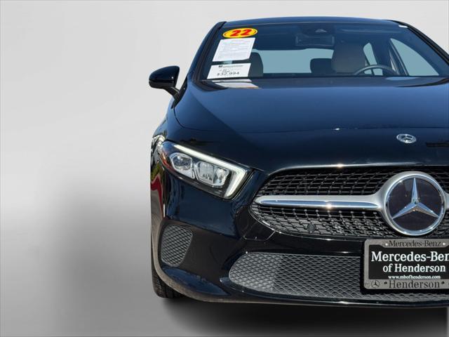 used 2022 Mercedes-Benz A-Class car, priced at $30,792