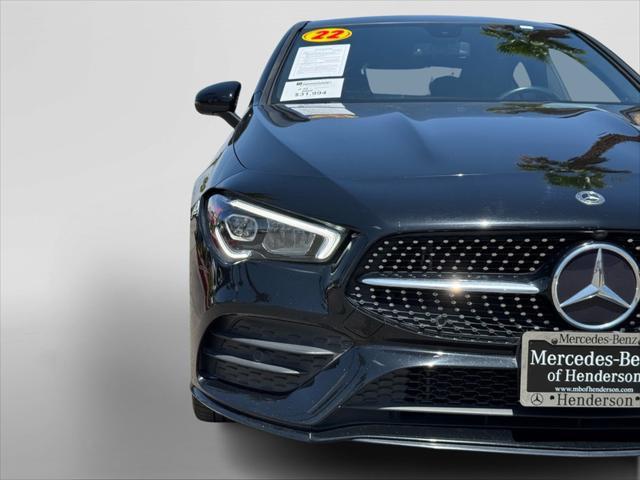 used 2022 Mercedes-Benz CLA 250 car, priced at $31,994