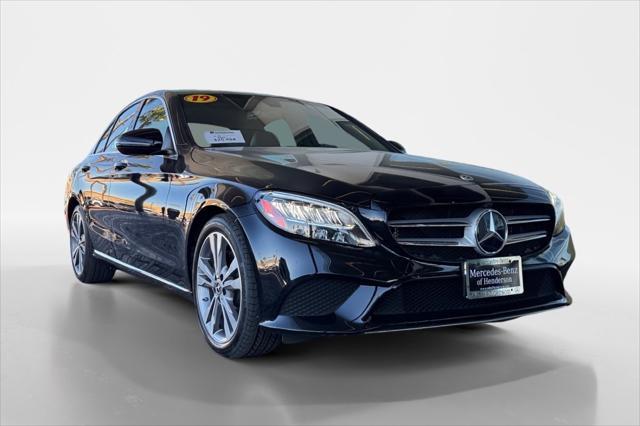 used 2019 Mercedes-Benz C-Class car, priced at $24,983