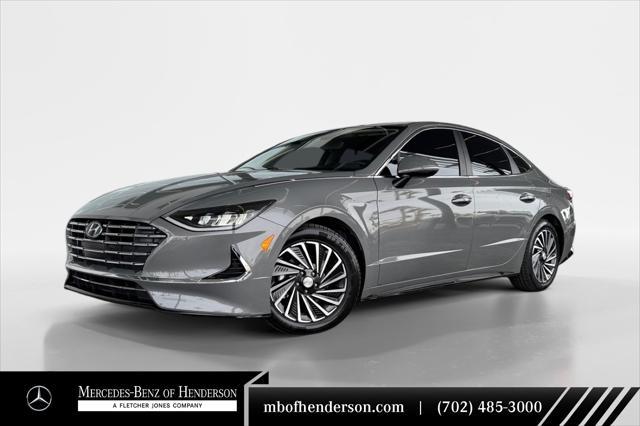 used 2021 Hyundai Sonata Hybrid car, priced at $14,981