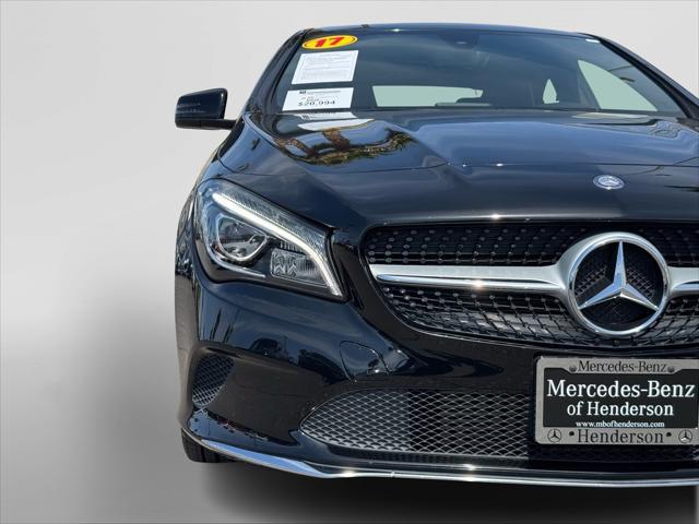 used 2017 Mercedes-Benz CLA 250 car, priced at $20,994