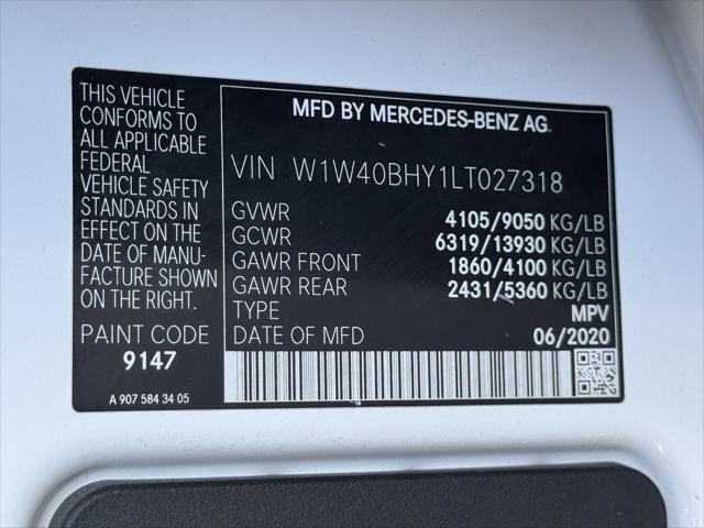 used 2020 Mercedes-Benz Sprinter 2500 car, priced at $37,771