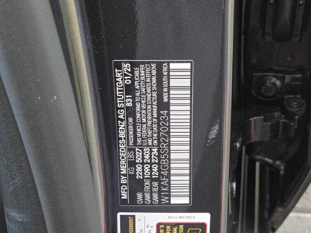 new 2025 Mercedes-Benz C-Class car, priced at $53,555