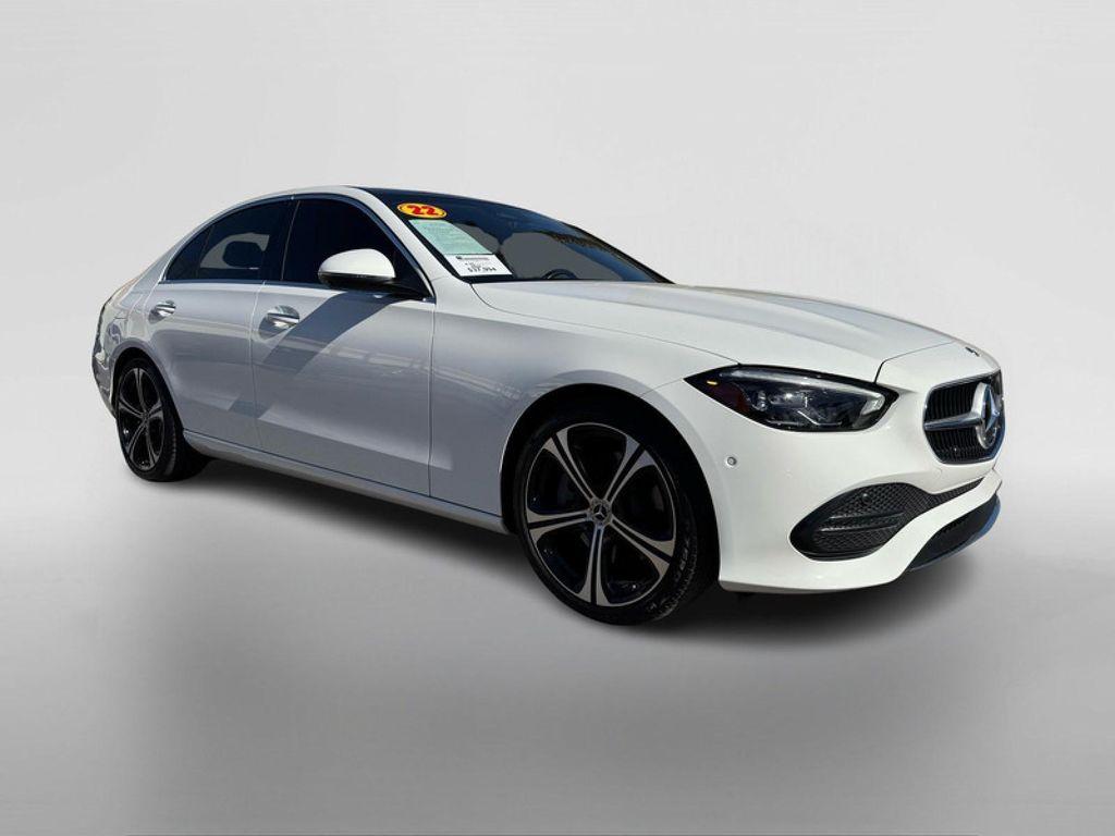 used 2022 Mercedes-Benz C-Class car, priced at $37,994