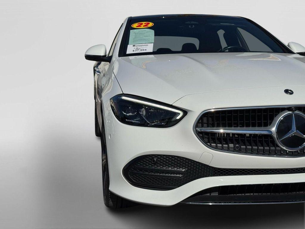 used 2022 Mercedes-Benz C-Class car, priced at $37,994