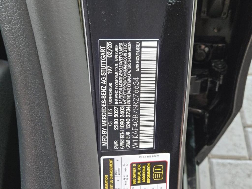 new 2025 Mercedes-Benz C-Class car, priced at $55,505