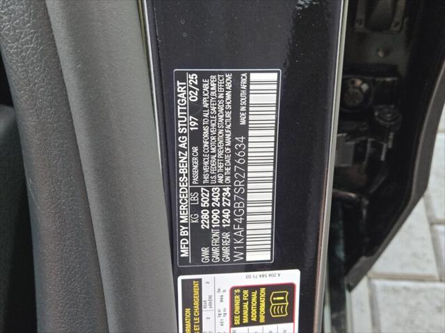 new 2025 Mercedes-Benz C-Class car, priced at $55,505