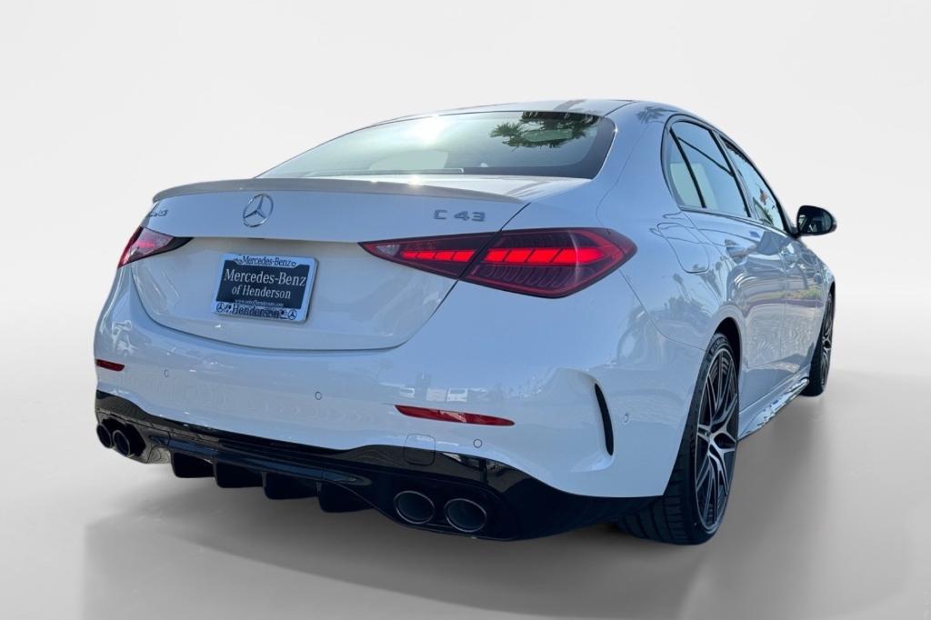 new 2024 Mercedes-Benz AMG C 43 car, priced at $73,395