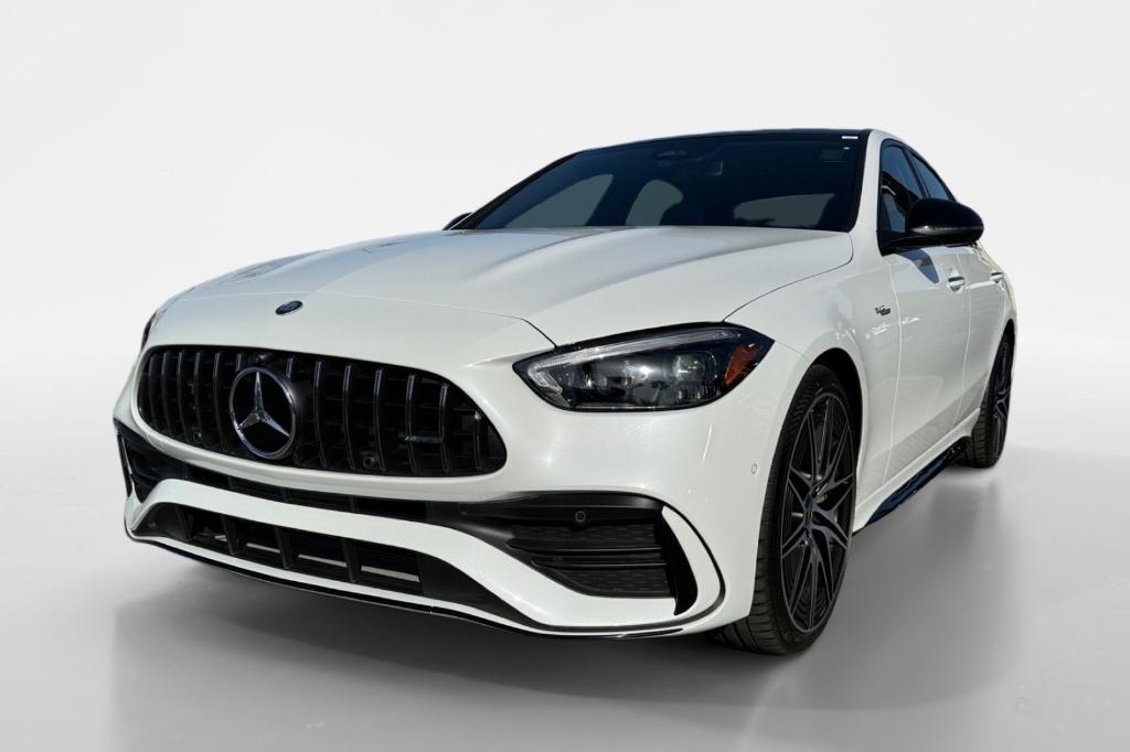 new 2024 Mercedes-Benz AMG C 43 car, priced at $73,395