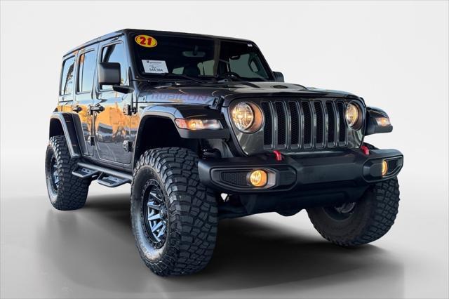 used 2021 Jeep Wrangler Unlimited car, priced at $44,984