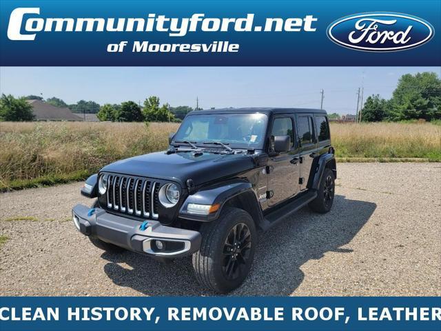 used 2022 Jeep Wrangler Unlimited 4xe car, priced at $34,500