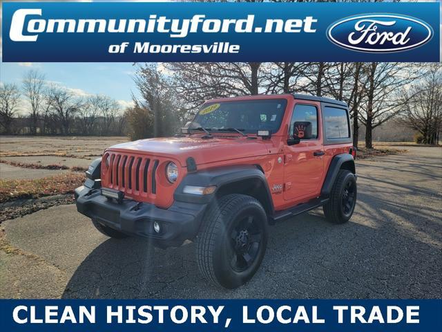 used 2019 Jeep Wrangler car, priced at $23,000