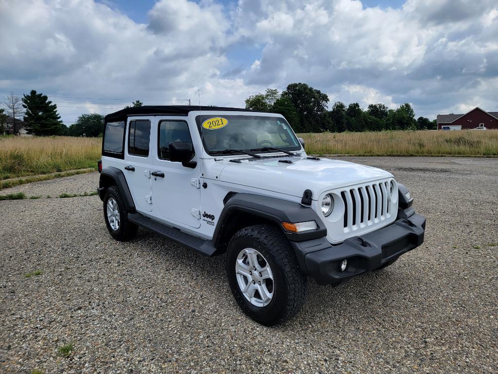 used 2021 Jeep Wrangler Unlimited car, priced at $26,450